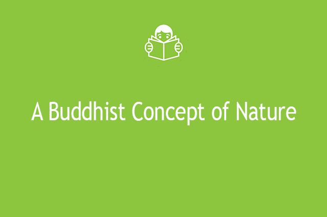 A Buddhist Concept of Nature