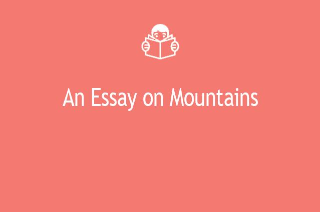 An Essay on Mountains