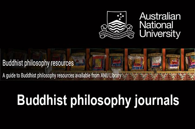 Buddhist philosophy journals