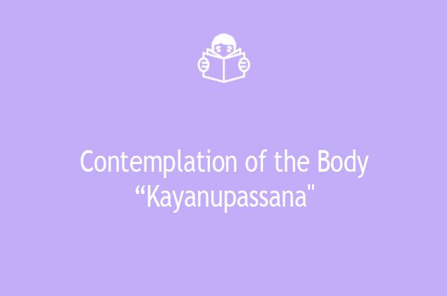 Contemplation of the Body “Kayanupassana