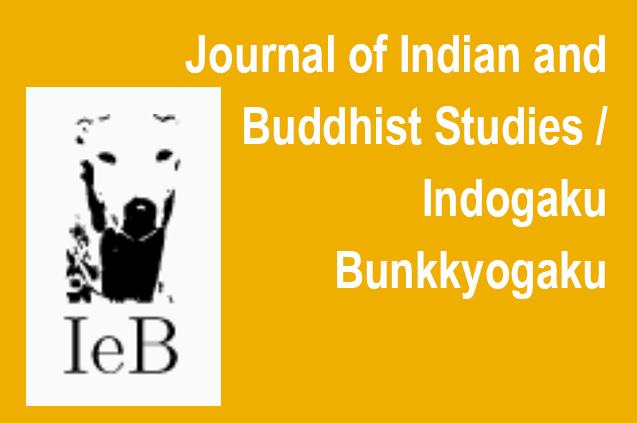 Journal of Indian and Buddhist Studies