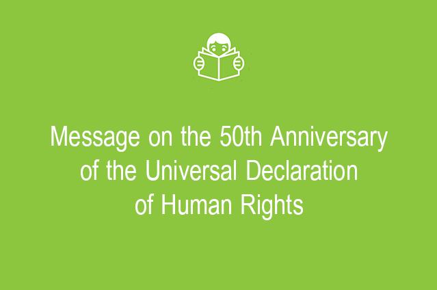Message on the 50th Anniversary