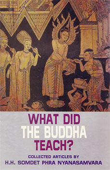 What did the Buddha teach?A